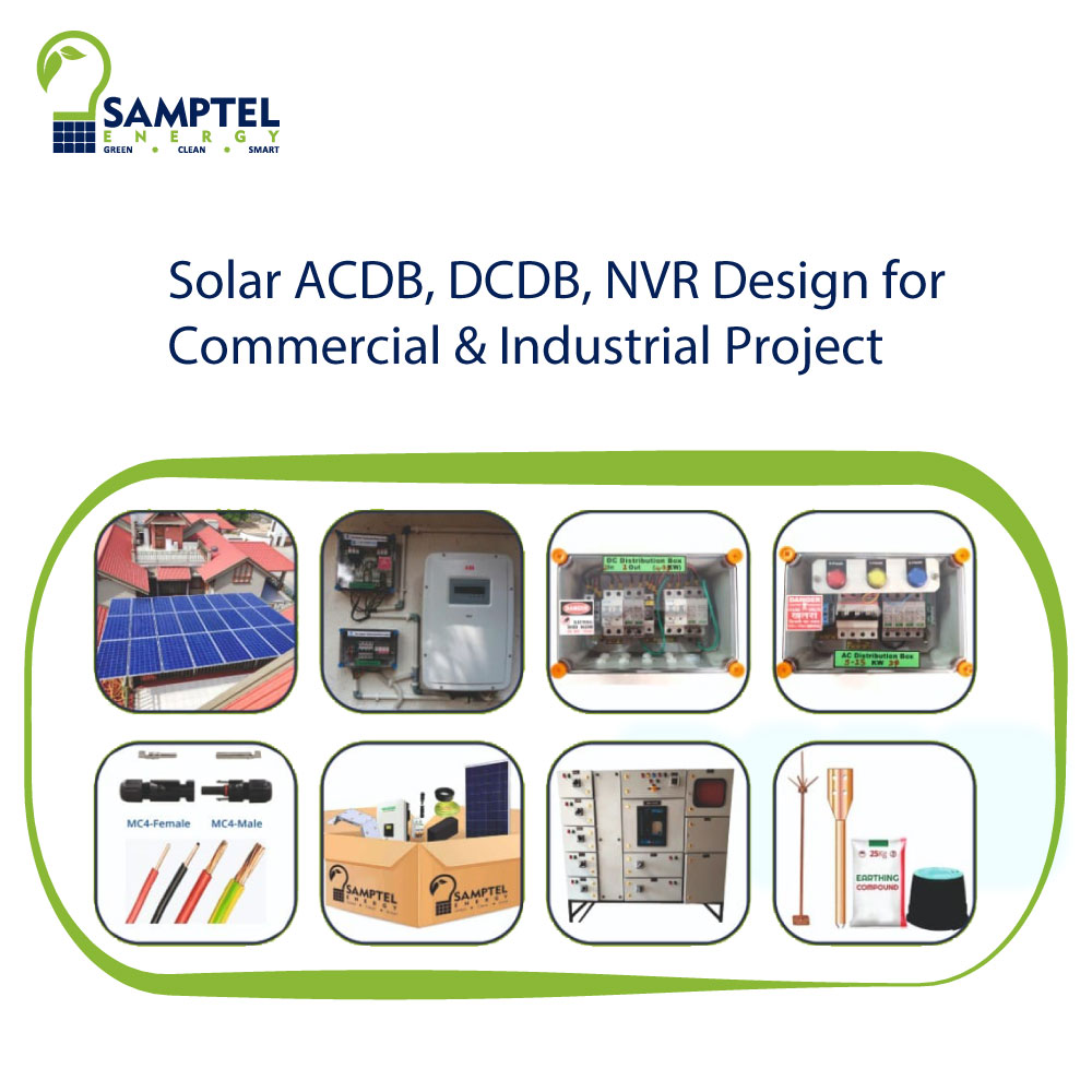 Solar ACDB, DCDB, NVR Design for Commercial & Industrial Project