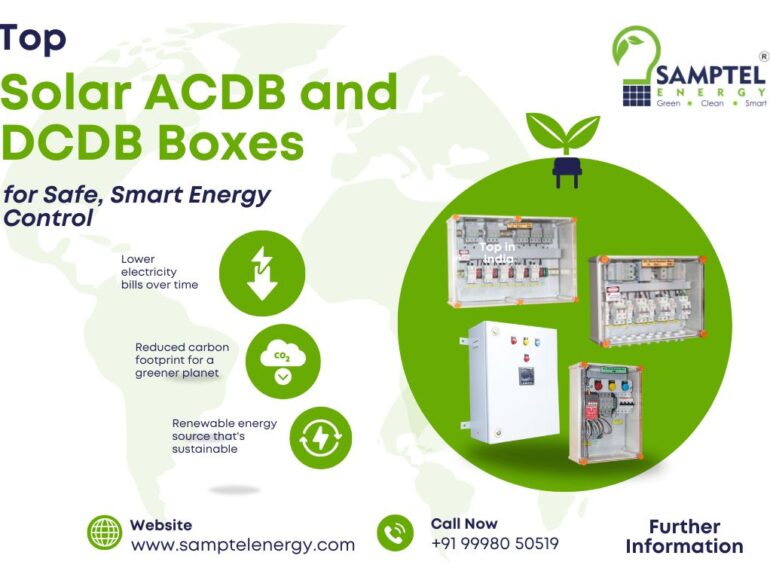 Top Solar ACDB and DCDB Boxes for Safe, Smart Energy Control - Samptel Energy