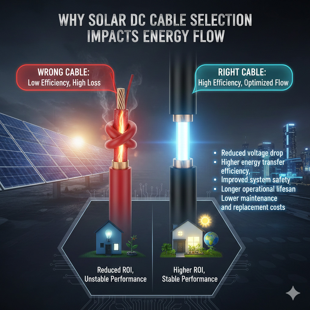 Why Solar DC Cable Selection Impacts Energy Flow